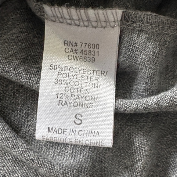 NWOT Chaser Grey Bull Skull Tank Size Small - Picture 4 of 7